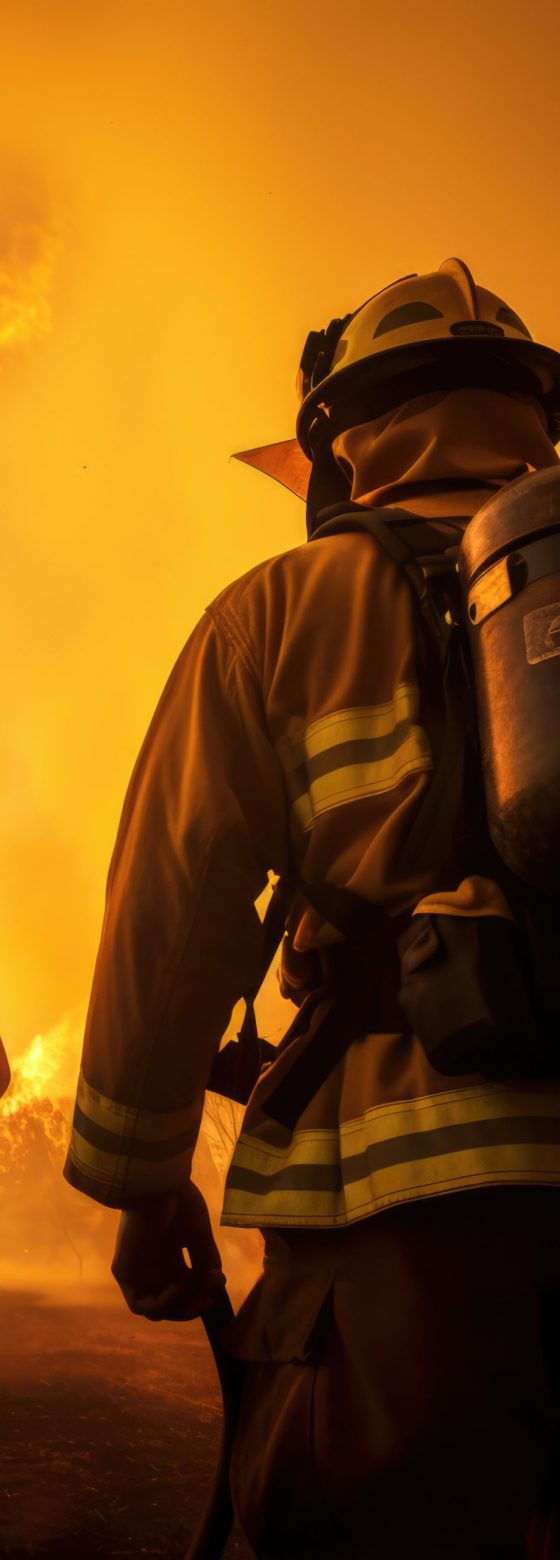 los-bomberos-intentan-apagar-un-incendio-forestal