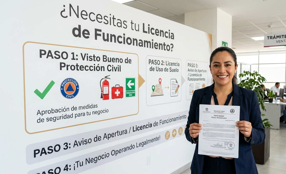 ¿Necesitas tu Licencia de Funcionamiento? Empieza con el Visto Bueno de Protección Civil